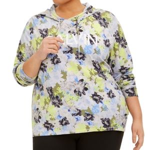 Calvin Klein Performance Womens Plus Size Floral P